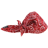 Bandeaux en triangle 6710CT de refroidissement en tissu de serviette Chill-Its, Rouge Cintas