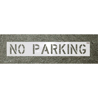 Pochoirs pour parc de stationnement, Pictogramme, 4" x 3" Cintas