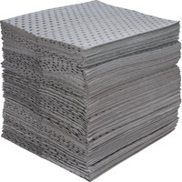 Industrial-Grade Fine Fibre Sorbent Pads, Universal, 15" x 17", 40 gal. Absorbancy Cintas