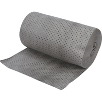 Industrial-Grade Fine Fibre Sorbent Rolls, Heavyweight, 150' L x 30" W, 70 gal. Absorbancy Cintas