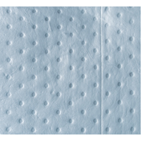 Premium Blue Bonded Sorbent Pads, Oil Only, 15" x 18", 30 gal. Absorbancy Cintas