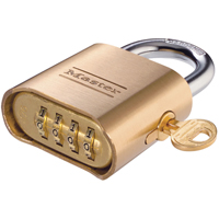 Cl&eacute; de contr&ocirc;le pour cadenas &agrave; combinaison r&eacute;glable en laiton Cintas