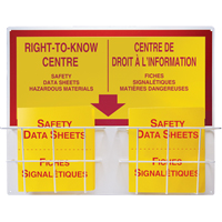Basket Style Centre Boards, English & French, Binders Included Cintas