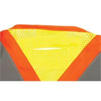 CSA Compliant High Visibility Surveyor Vest, High Visibility Lime-Yellow, Medium, Polyester Cintas