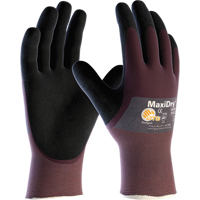 MaxiDry&reg; Gloves, Small, Foam Nitrile Coating, 18 Gauge, Nylon Shell Cintas