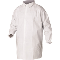 Sarraus de laboratoire KleenGuard A20, SMS, Blanc, Grand Cintas