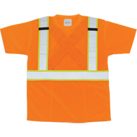 CSA Compliant T-Shirt, Polyester, Medium, Orange Cintas