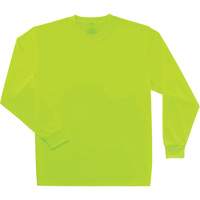 Chandail &agrave; manches longues non certifi&eacute; GloWear 8091, Polyester, Petit, Jaune lime haute visibilit&eacute; Cintas