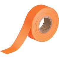 Ruban pour signalisation, 1,188" la x 150' lo, Orange fluorescent Cintas
