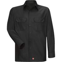 Long Sleeve Ripstop Shirt, Men's, 3X-Large, Black Cintas