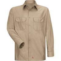 Long Sleeve Ripstop Shirt, Men's, 3X-Large, Khaki Cintas