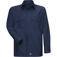 Long Sleeve Ripstop Shirt, Men's, 3X-Large, Navy Blue Cintas
