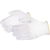 Sure Knit Filament Low-Lint String-Knit Glove, Nylon, Knit Wrist Cuff, Small Cintas