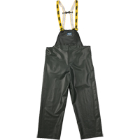 Journeyman Chemical Resistant Rain Bib Pants, 3X-Large, Green, Polyester/PVC Cintas