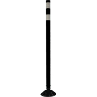 Impact Resistant Delineator, 48" H, Black Cintas