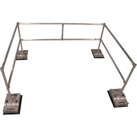 RoofGuard Classic System - Packaged Kits, Aluminum, 72" W x 108" L x 42" H Cintas