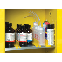 Shelf Dividers for Safety Cabinet Shelves Cintas