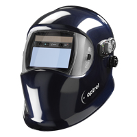 E684 Welding Helmets, 4.25" L x 2" W View Area, 4/5 - 13 Shade Range, Blue Cintas