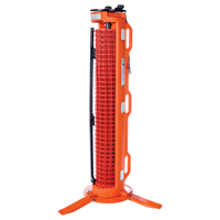 3-Legged Barrier, 50' L, Plastic, Orange Cintas