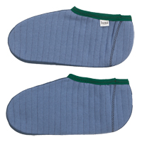 Rubber Boot Socks, Men's, X-Large, Blue/Green, Cotton/Fleece Cintas