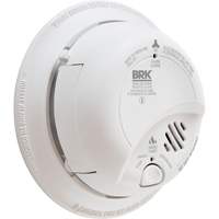 Ionization Smoke & Carbon Monoxide Combination Alarm, Battery Operated/Hardwired Cintas