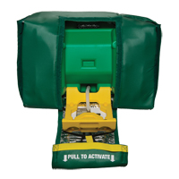 Douche oculaire portative, eau ti&egrave;de, Aliment&eacute; par gravit&eacute;, Capacit&eacute; 9 gal., Conformit&eacute; ANSI Z358.1 Cintas