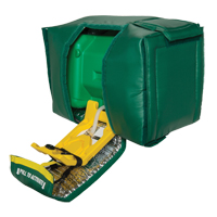 Douche oculaire portative, eau ti&egrave;de, Aliment&eacute; par gravit&eacute;, Capacit&eacute; 9 gal., Conformit&eacute; ANSI Z358.1 Cintas