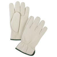 Premium Driver's Gloves, Medium, Grain Cowhide Palm Cintas
