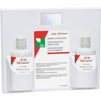 Dynamic Eyewash Station with Isotonic Solution, Double Cintas