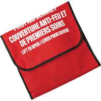Dynamic Fire Blanket with Nylon Pouch Holder, Wool, 60"L x 71"W Cintas