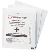 Dynamic Gauze, Pad, 3" L x 3" W, Sterile, Medical Device Class 1 Cintas