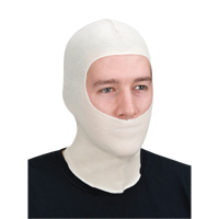 Spray Sock Head Cover, Cotton, White Cintas