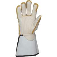 Linemans Glove, Small, Grain Cowhide Palm Cintas