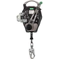 Workman Rescuer, 50', 1 Leg, Stainless Steel Cable, Snap Hook Harness Connector, Built-in Anchor Cintas
