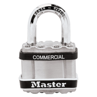 Cadenas lamin&eacute;, Argent, Cl&eacute;s diff&eacute;rentes, Acier lamin&eacute;, Largeur de 1-3/4" Cintas