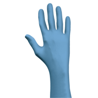 Gants N-Dex 7500PF, Moyen, Nitrile, 4 mils, Sans poudre, Bleu Cintas
