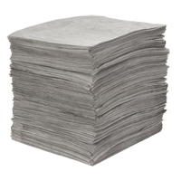 Feuilles absorbantes souffl&eacute;es de premi&egrave;re qualit&eacute;, Universel, 15" x 18", 25 gal. d'absorption Cintas