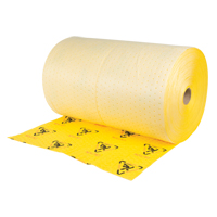 Premium Caution Rolls, Heavyweight, 150' L x 30" W, 57 gal. Absorbancy Cintas