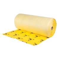 Premium Caution Rolls, Heavyweight, 150' L x 36" W, 57 gal. Absorbancy Cintas