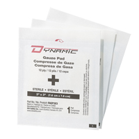 Dynamic Gauze, Pad, 3" L x 3" W, Sterile, Medical Device Class 1 Cintas