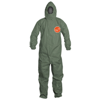 Tychem&reg; 2000 SFR Protective Coveralls, Small, Green Cintas