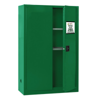 Pesticide Storage Cabinet, 45 gal., 65" H x 43" W x 18" D Cintas