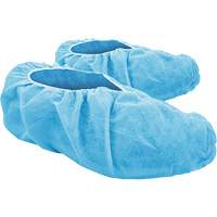 CoverMe Disposable Shoe Covers, Large, Polypropylene, Blue Cintas