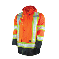 Parka de s&eacute;curit&eacute; doubl&eacute;, Orange haute visibilit&eacute;, Grand Cintas