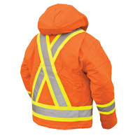 Manteau de s&eacute;curit&eacute;, Orange haute visibilit&eacute;, Grand Cintas