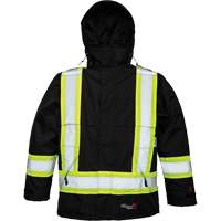 Manteau Journeyman, Polyester/Polyur&eacute;thane, Noir, Petit Cintas