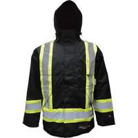 Manteau isol&eacute;, Polyester/Polyur&eacute;thane, Noir, Petit Cintas