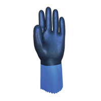 Summitech Full-Dipped Chemical Resistant Gloves, Size Small/7, 11.8" L, Chloroprene, Poly-Cotton Inner Lining, 59-mil Cintas
