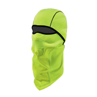 N-Ferno&reg; 6823 Wind-Proof Hinged Balaclava, Fleece, High-Visibility Lime Green Cintas