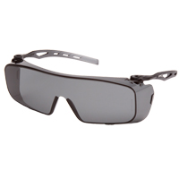 Cappture OTG Safety Glasses, Grey/Smoke Lens, Anti-Fog, ANSI Z87+/Meets/Exceeds CSA Z94.3 Cintas
